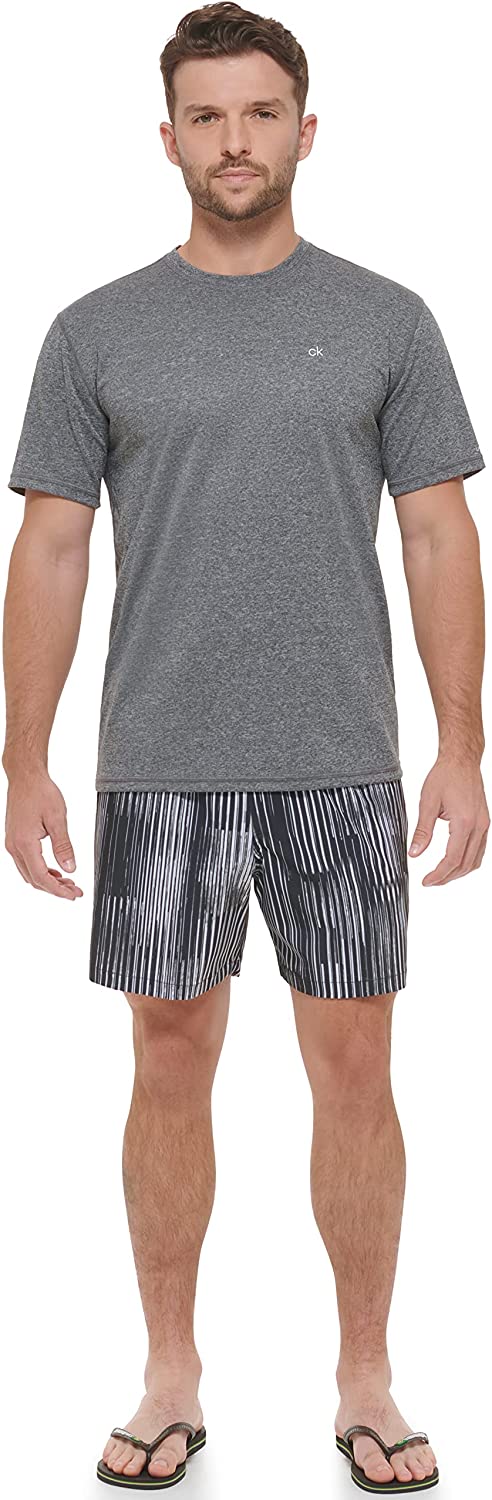 Calvin Klein Men's Light Weight Quick Dry Short Sleeve 40+ UPF Protection - Image 7